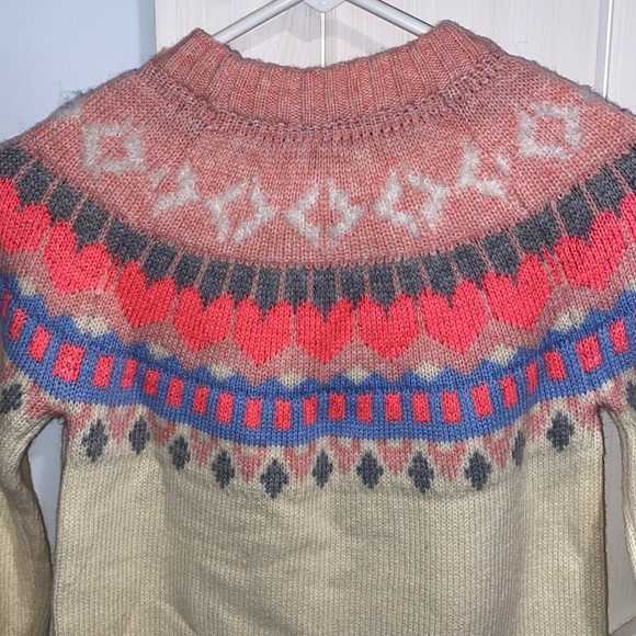 NWT Crewcuts Festive Fair Isle Sweater - Picture 6 of 9